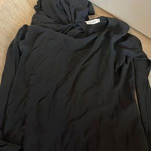 Vintage Calvin Klein long sleeve maxi dress with cutout back.